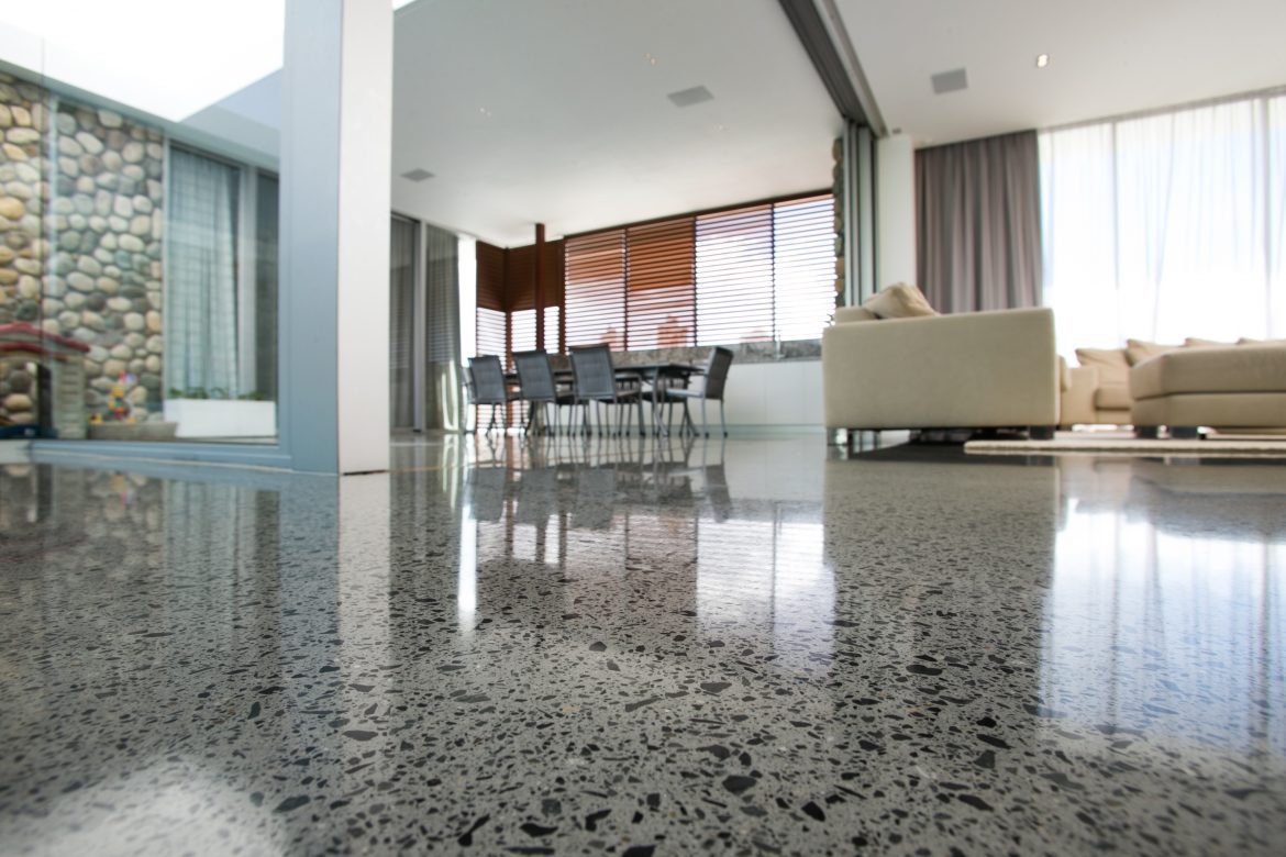 polished concrete floors residential melbourne